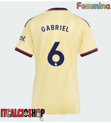 Arsenal Gabriel Magalhaes #6 Terza Maglia Femmina 2026-27 Manica Corta